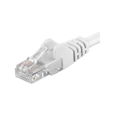 PremiumCord Patch kábel UTP RJ45-RJ45 CAT6 7m biely