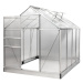 NABBI Glasshouse záhradný skleník 250x190x195 cm priehľadná