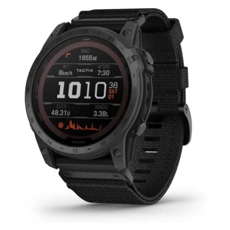 Garmin tactix® 7 PRO Solar Sapphire Ballistics, Black DLC Titanium / Black Nylon Tactical Band