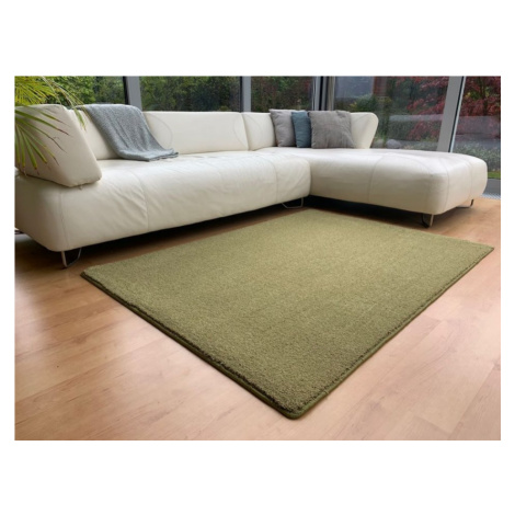 Kusový koberec Udine zelený - 80x150 cm Vopi koberce