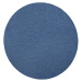 Kusový koberec Twin-Wendeteppiche 103100 blau creme kruh – na ven i na doma - 140x140 (průměr) k