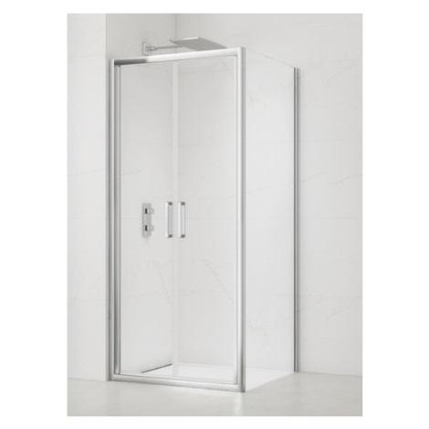 Sprchový kút obdélník 100x80 cm SAT TEX SIKOTEXL100STENA80