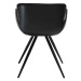 Čierna koženková stolička DAN-FORM Denmark Gaia