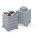 LEGO® úložný box 1 - šedý 125 x 125 x 180 mm