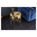 LuxD Dizajnový konferenčný stolík Gwendolyn 51 cm zlatý