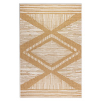 Kusový koberec Gemini 106017 Ochre z kolekce Elle – na ven i na doma - 80x150 cm ELLE Decoration