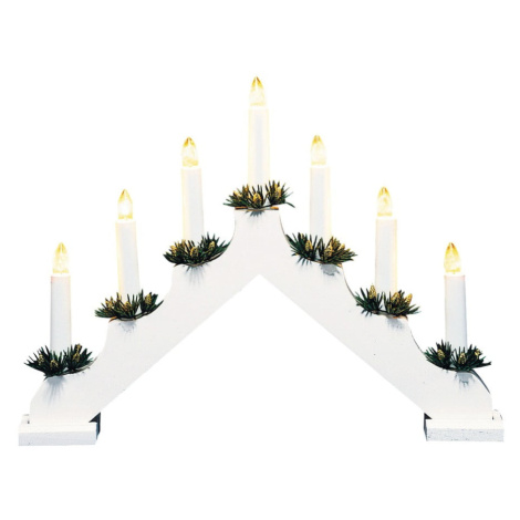 Biela svetelná dekorácia s vianočným motívom Ola – Markslöjd