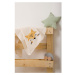Krémovobiely bavlnený detský uterák 50x75 cm Foxy - Foutastic
