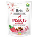 Pochúťka Brit Care Dog Crunchy Cracker Insocts, jahňa a maliny 200g