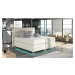 NABBI Avellino 180 čalúnená manželská posteľ s úložným priestorom béžová (Soft 33)