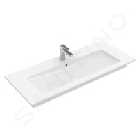 VILLEROY & BOCH - Venticello Umývadlo nábytkové, 800x500 mm, s prepadom, otvor na batériu, Ceram