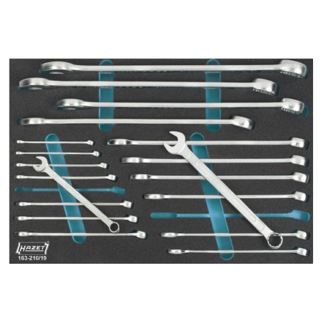 Sada očkoplochých kľúčov 163-210/19 - HA164714 Hazet