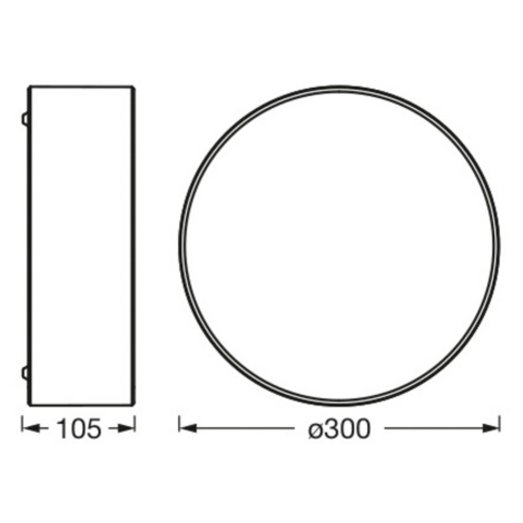 Stropné svietidlo Ledvance Orbis Paris Ø 30 cm béžová