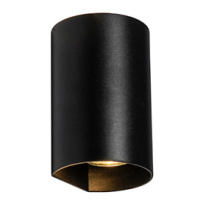 Dizajnové nástenné svietidlo čierne - Sabbir