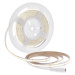 Solight LED COB pásik, sada s adaptérom, vypínač, 5m, 8W/m, 800lm/m, neutrálna biela