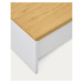 Konferenčný stolík v dekore duba v bielo–prírodnej farbe 60x110 cm Abilen – Kave Home