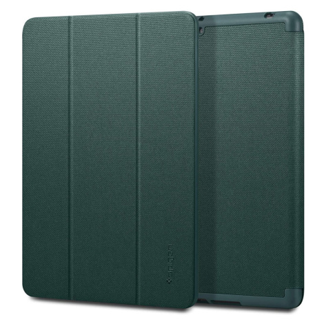 Apple iPad 10.2 (2019 / 2020 / 2021), Skladacie puzdro, Smart Case, Spigen Urban Fit, tmavozelen