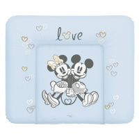 CEBA Podložka prebaľovacia mäkká na komodu 85x72 Disney Minnie & Mickey Blue