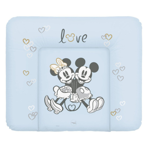 CEBA Podložka prebaľovacia mäkká na komodu 85x72 Disney Minnie & Mickey Blue