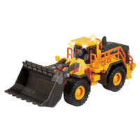 Nakladač Volvo Wheel Loader Majorette 21 cm dĺžka so zvukom a svetlom a pohyblivými časťami