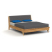 Dvojlôžková posteľ z dubového dreva 140x200 cm Retro 1 - The Beds