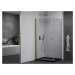 MEXEN/S - Pretória sprchovací kút 90x100, transparent, zlatá + sprchová vanička vrátane sifónu 8