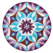 GRUND VĎAČNOSŤ Mandala kruhová o 60 cm, fialová