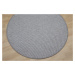 Kusový koberec Nature platina kruh - 100x100 (průměr) kruh cm Vopi koberce