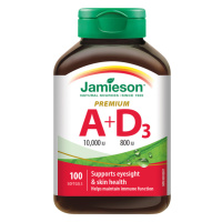 JAMIESON Vitamín A a D Premium 10000 IU / 800 IU 100 kapsúl