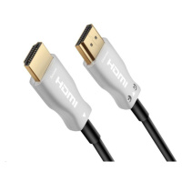 PREMIUMCORD HDMI optický kábel s vysokou rýchlosťou s Ether. 4K@60Hz, 10 m, M/M, pozlátené konek