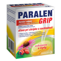 Paralen Grip horúci nápoj Echinacea a šípky 500 mg/10 mg  12 sáčkov