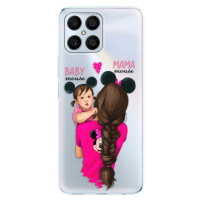 Odolné silikónové puzdro iSaprio - Mama Mouse Brunette and Girl - Honor X8