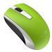 Genius Myš Eco-8100, 1600DPI, 2.4 [GHz], optická, 3tl., bezdrátová USB, zelená, Integrovaná