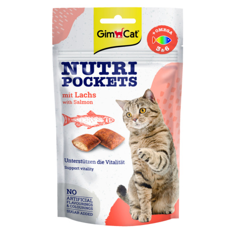 GimCat Nutri Pockets s lososom 60 g