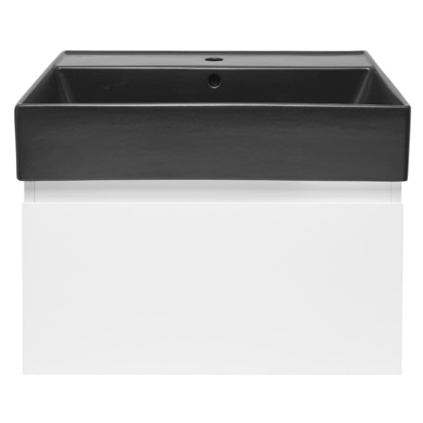 Kúpeľňová skrinka s umývadlom SAT B-WAY 59x30x45 cm biely lesk BWAY60WU2B