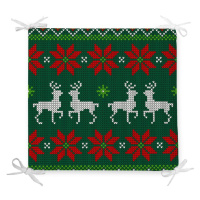 Vianočný sedák s prímesou bavlny Minimalist Cushion Covers Holly, 42 x 42 cm