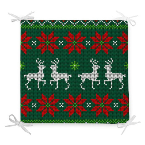 Vianočný sedák s prímesou bavlny Minimalist Cushion Covers Holly, 42 x 42 cm