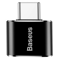 Redukcia Baseus Micro USB to USB Type-C adapter - black (6953156263512)