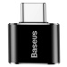 Redukcia Baseus Micro USB to USB Type-C adapter - black (6953156263512)