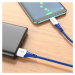Kábel HOCO Ferry X70, USB na USB-C 3A, 1m, modrý