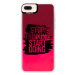 Neónové púzdro Pink iSaprio - Start Doing - black - iPhone 8 Plus