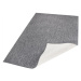 Kusový koberec Twin-Wendeteppiche 103097 grau creme – na ven i na doma - 160x230 cm NORTHRUGS - 