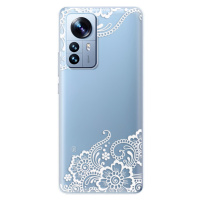 Odolné silikónové puzdro iSaprio - White Lace 02 - Xiaomi 12 Pro