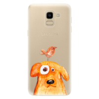 Odolné silikónové puzdro iSaprio - Dog And Bird - Samsung Galaxy J6