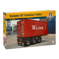 Model Kit návěs 3887 - TECNOKAR 20' CONTAINER TRAILER (1:24)