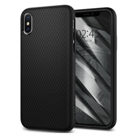 Odolné puzdro na Apple iPhone X/Xs SPIGEN Liquid Air čierne