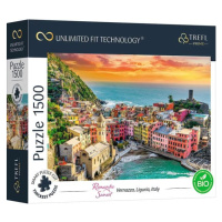 Trefl Prime puzzle 1500 UFT - Romantický západ slnka: Vernazza, Ligurie, Taliansko