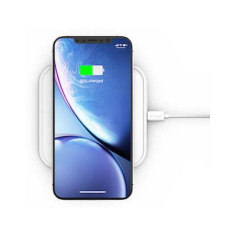 ZENS Aluminium Single Wireless Charger 10W - White