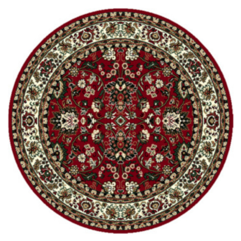 Kusový koberec TEHERAN T-117 red kruh - 160x160 (průměr) kruh cm Alfa Carpets