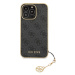 Guess 4G Charms Cover iPhone 13 Pro sivý